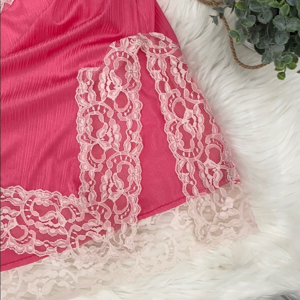 ‼️SOLD‼️True Vintage 1970’s Erica Loren lace nighty - Picture 5 of 6